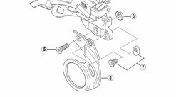 Shimano Vis De Fixation B (E- Type-Tretlager Fixation) (Nr. 5)